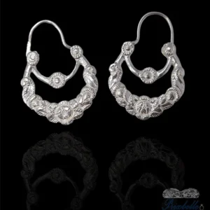 Aretes de Plata 950 Diseño Colonial – Elegancia Atemporal
