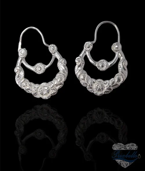 Aretes de Plata 950 Diseño Colonial – Elegancia Atemporal