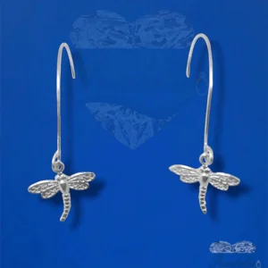 pendiente-plata-libelula