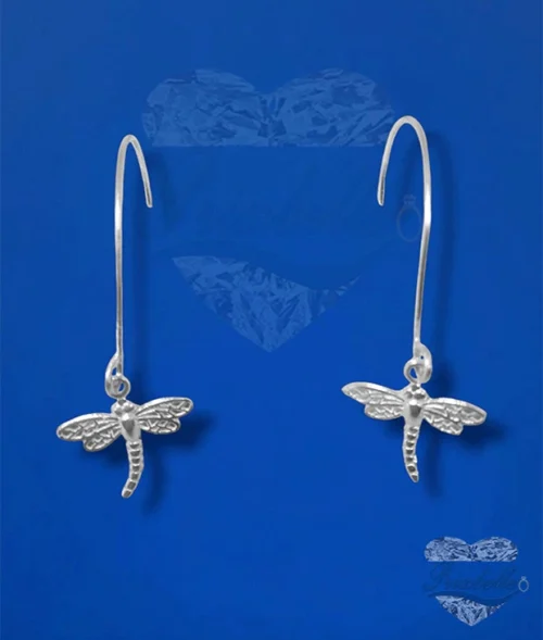 pendiente-plata-libelula